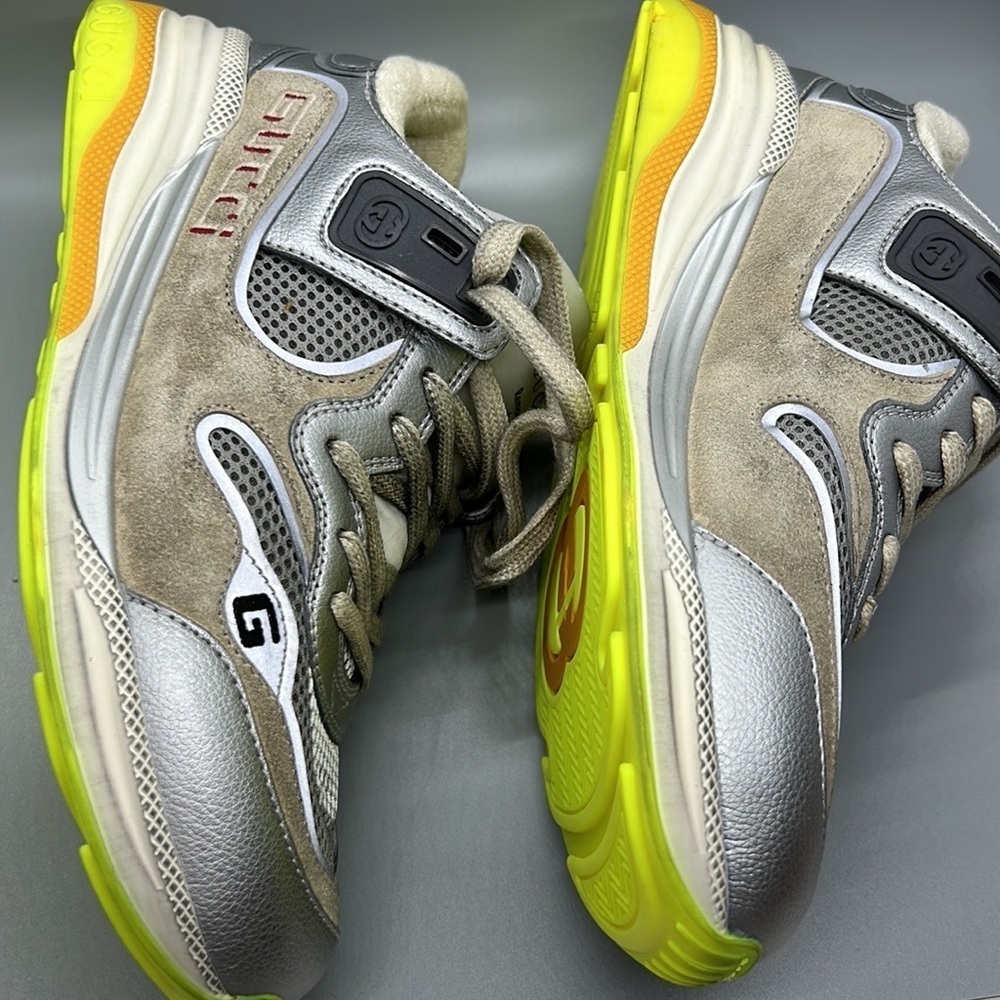 Gucci Ultrapace Athletic sneakers women’s 38.5. NIOB - Picture 3 of 14